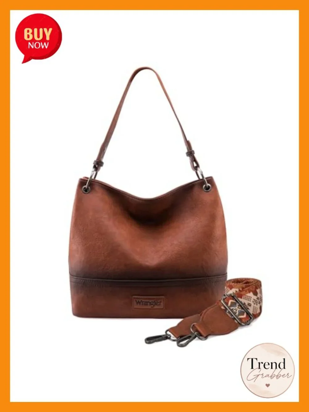 Vegan Leather Hobo Shoulder Bag Crossbody Handbag Purse